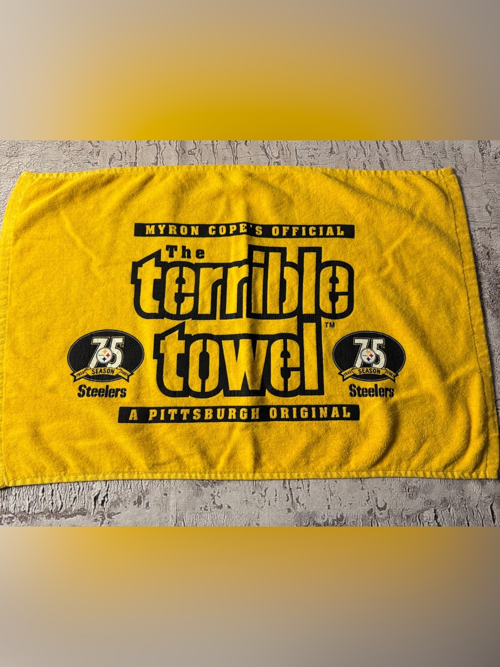 Pittsburgh Steelers Terrible Towel, 75th Season